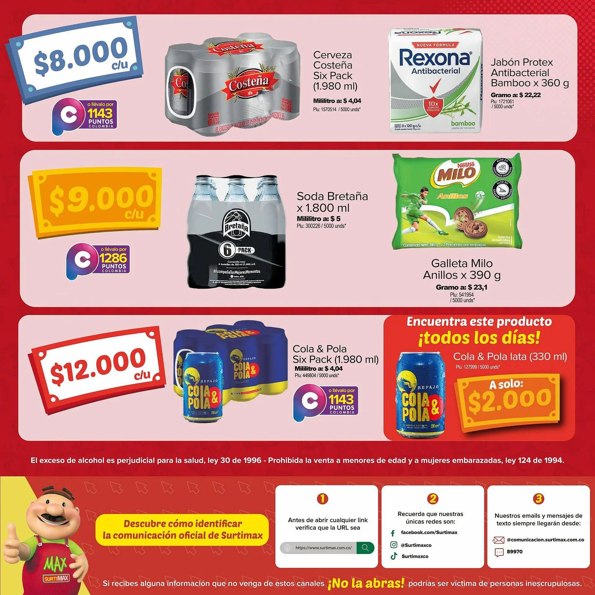 Catalogo de Catálogo Surtimax 7 de septiembre al 30 de septiembre 2023 - Pag 19