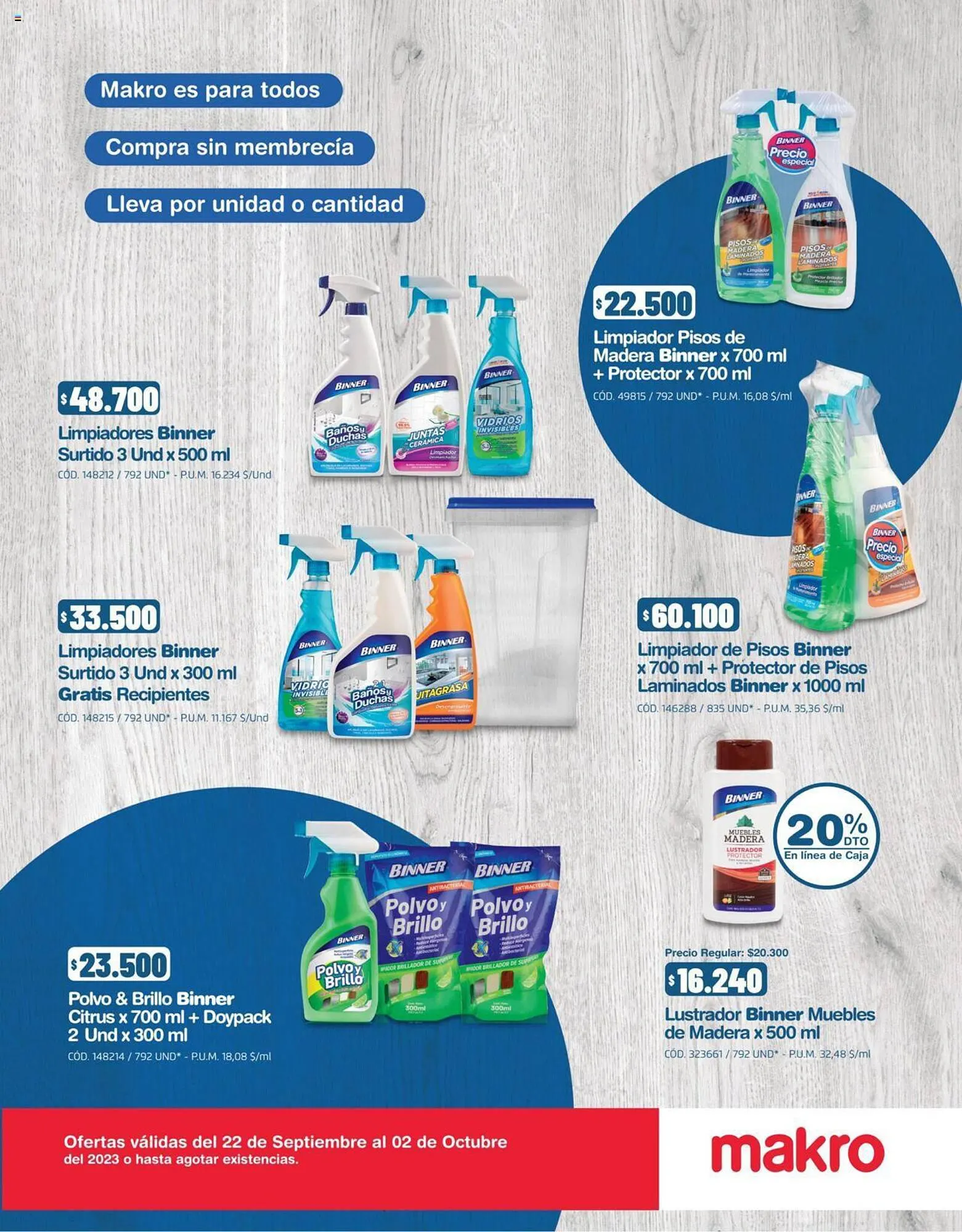 Catalogo de Catálogo Makro 22 de septiembre al 2 de octubre 2023 - Pag 2