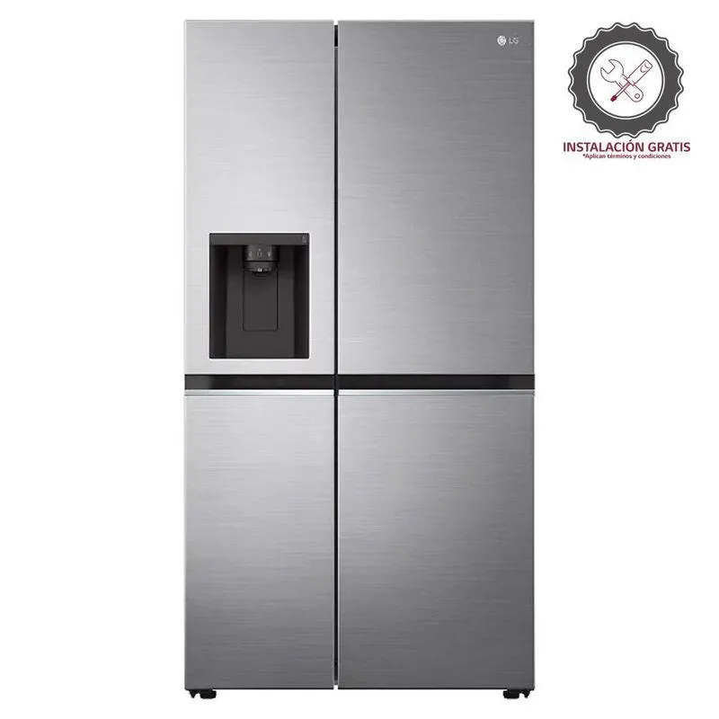 Nevecón LG Side By Side 637 L GS66SPPAP Platinum Silver