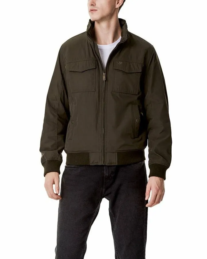 Chaquetas Dockers Military Bomber Jacket,Regular Fit Hombre Verde | SMOTE1075