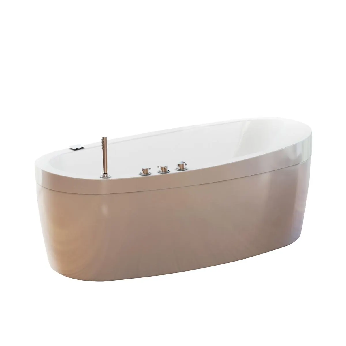 Tina Cataluña Isla 170x90 Con Kit Teleducha Y Cascada Pequeña