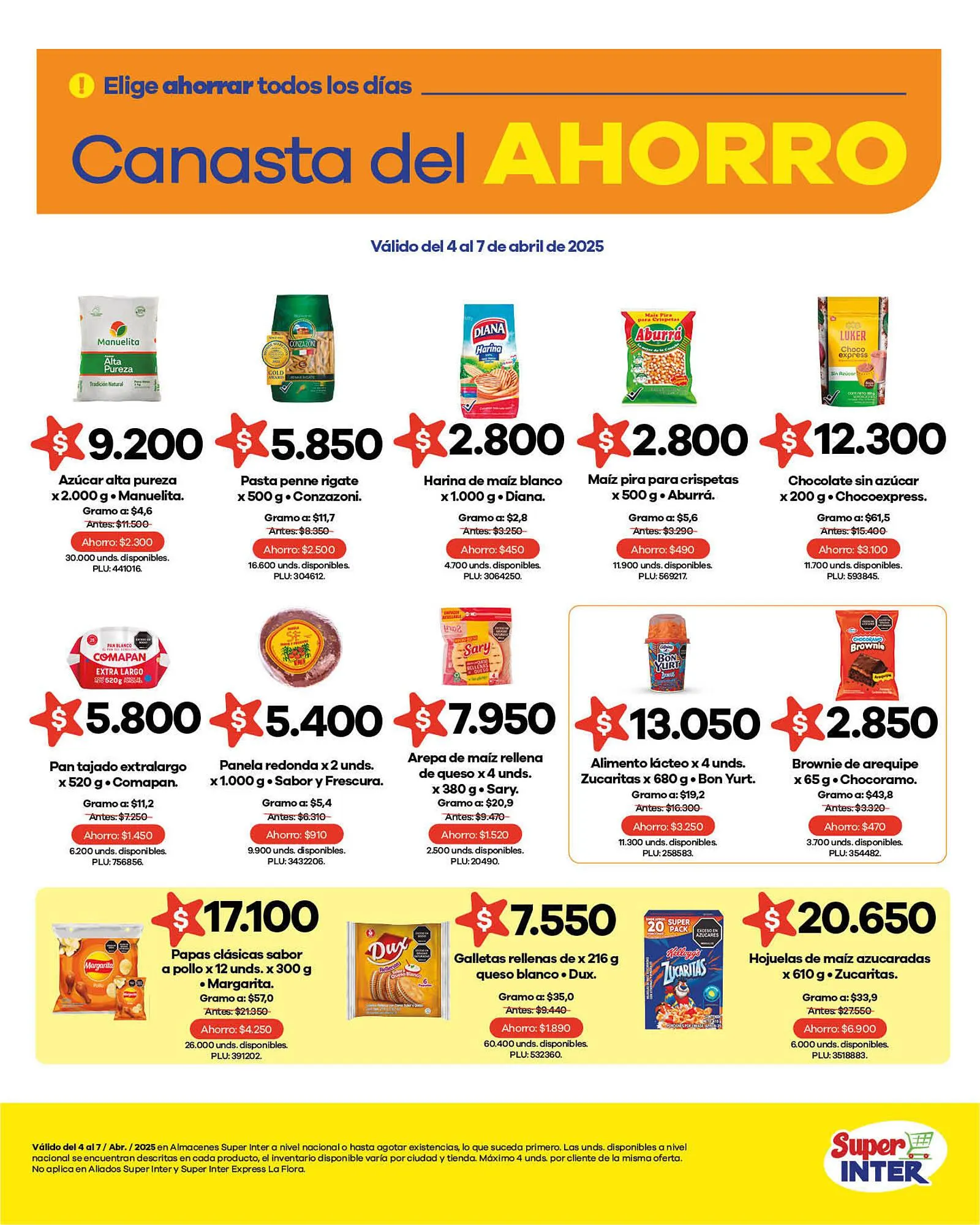 Catalogo de Catálogo Super Inter 4 de abril al 7 de abril 2025 - Pag 3