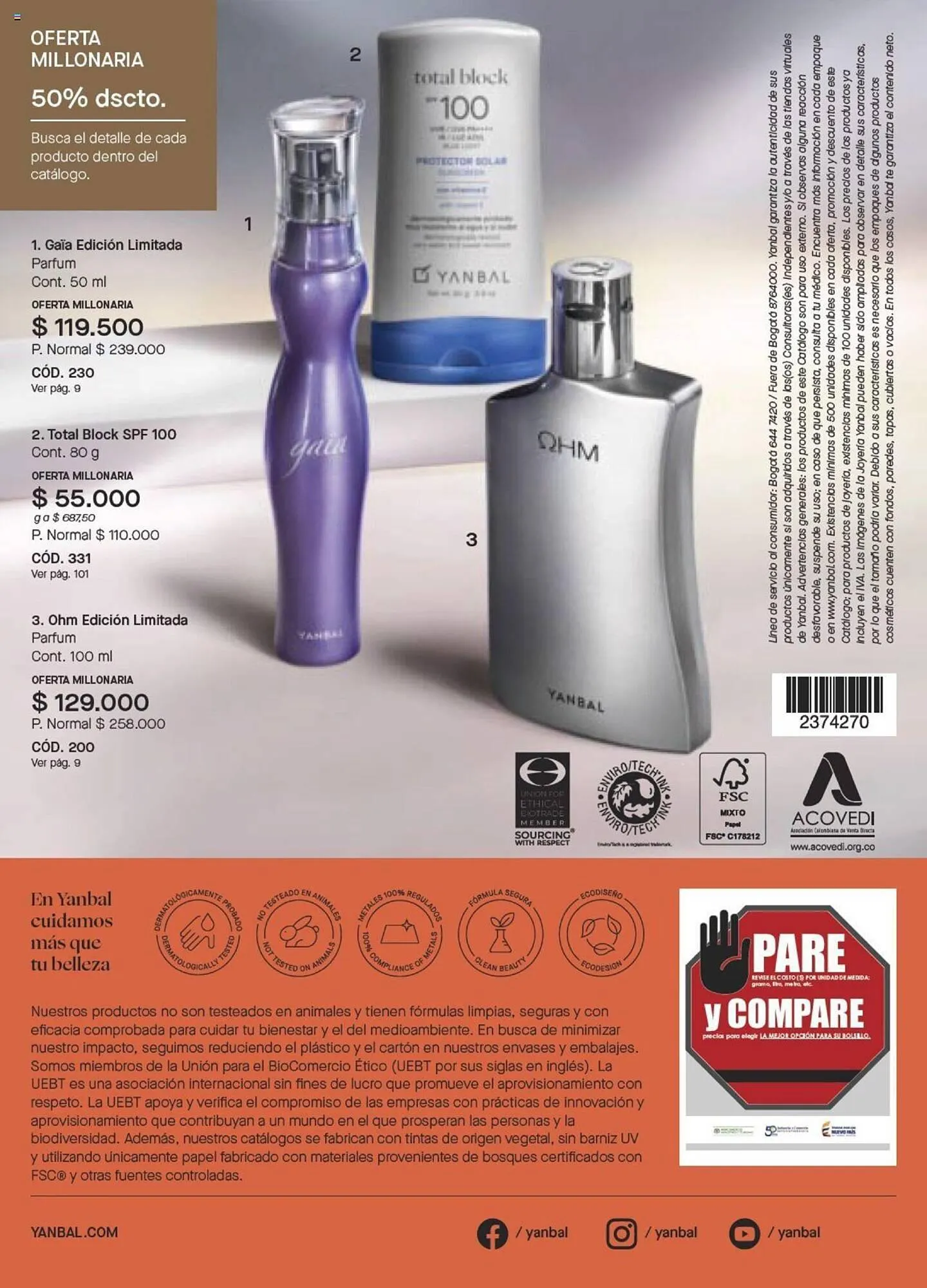 Catalogo de Catálogo Yanbal 4 de noviembre al 1 de diciembre 2023 - Pag 134