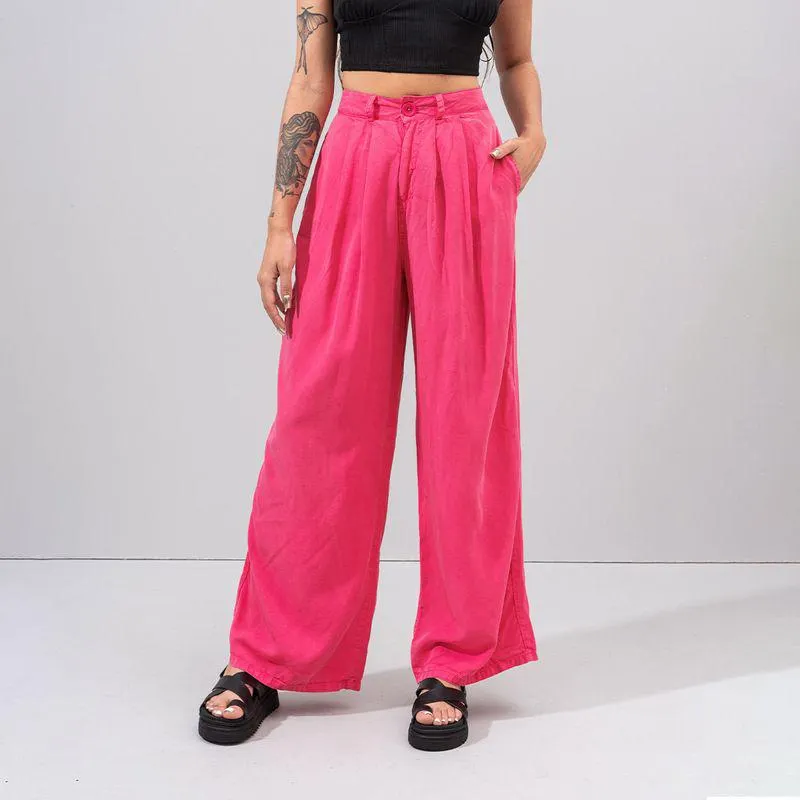 Pantalon Wide Leg Talle Alto Marela