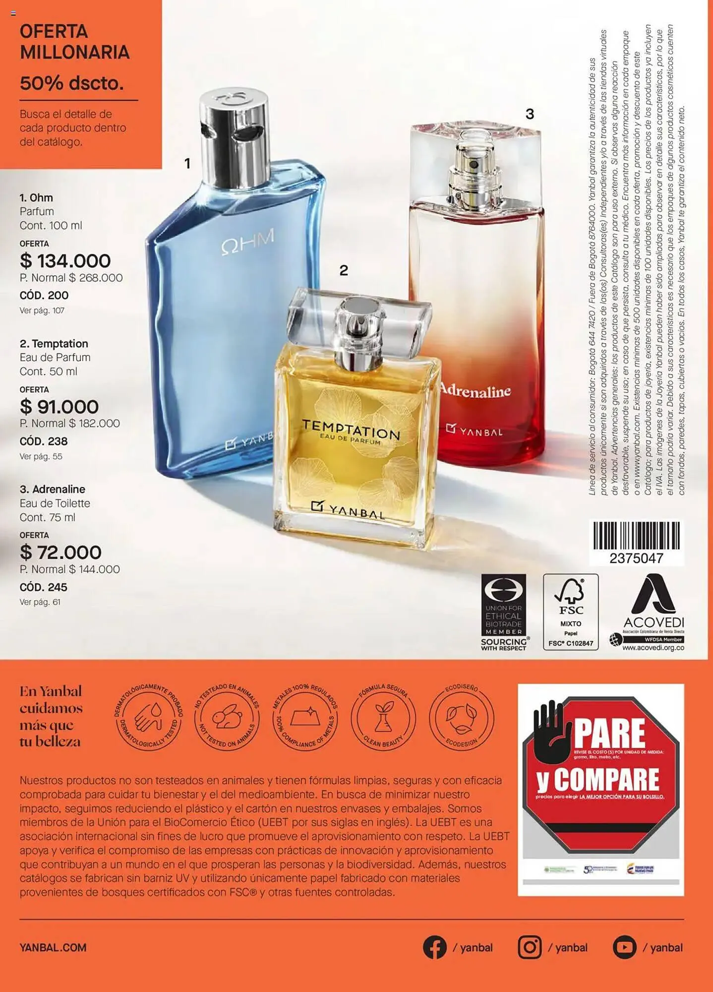 Catalogo de Catálogo Yanbal 1 de marzo al 28 de marzo 2025 - Pag 252