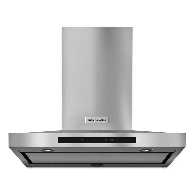 Campana Decorativa Pared de Acero Inoxidable 76 cm KitchenAid Gris Acero