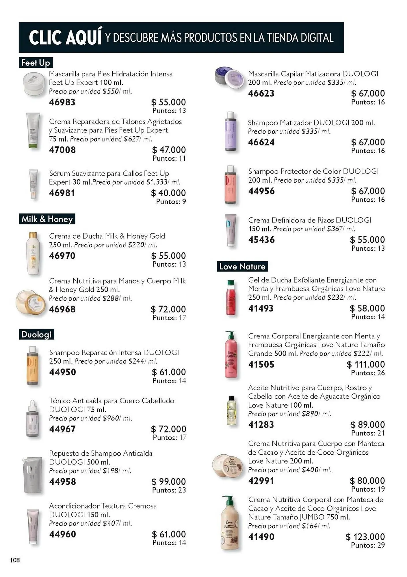Catalogo de Catálogo Oriflame 25 de octubre al 14 de noviembre 2025 - Pag 108