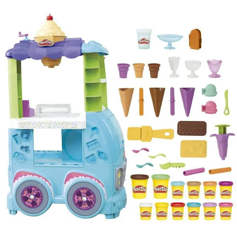 Masas y Plastilinas Play-Doh Kitchen Camion Helados