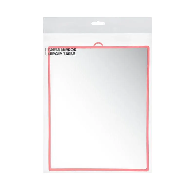 Espejo Rectangular 21Cm, Rosa