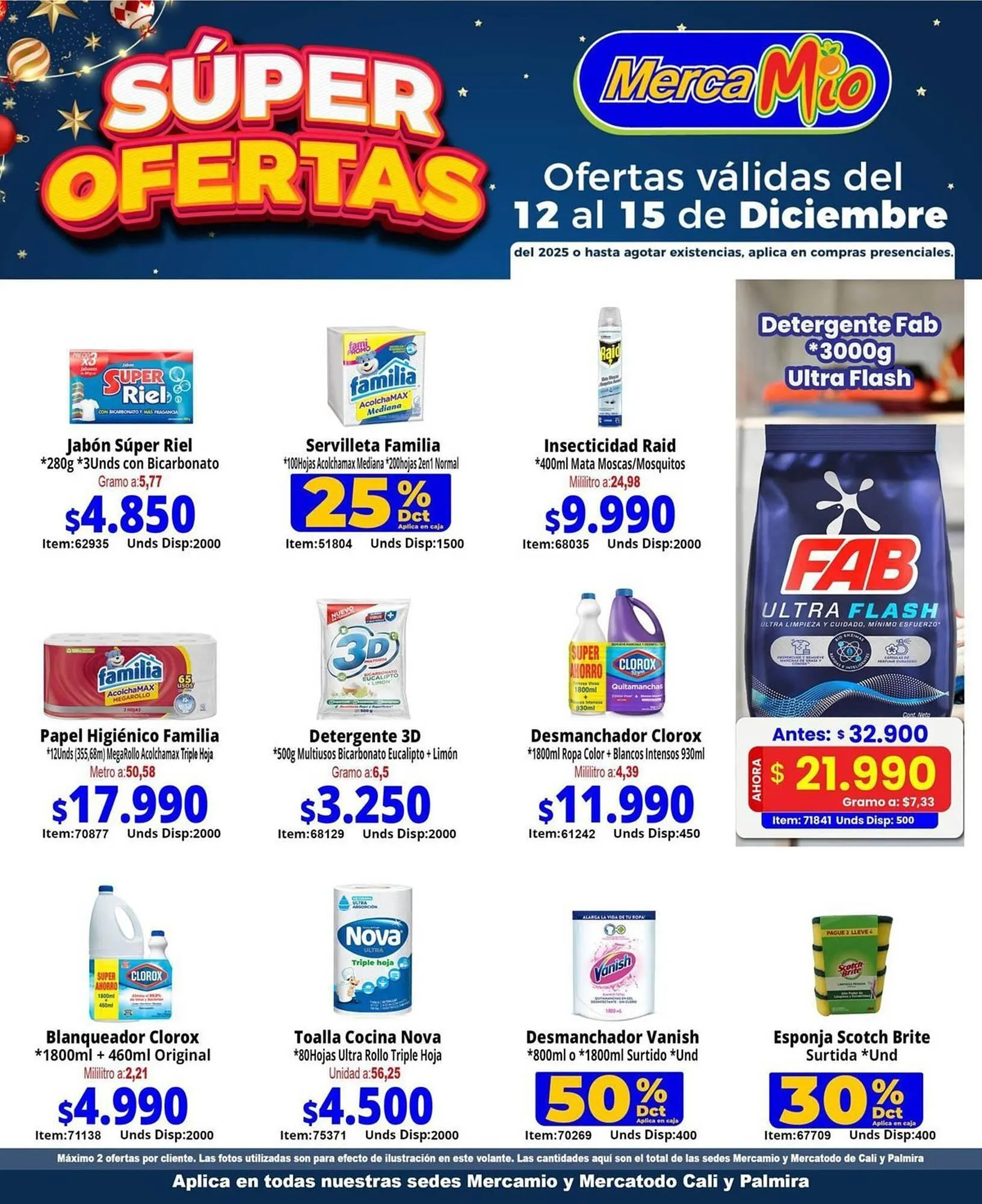 Catalogo de Catálogo MercaTodo 12 de diciembre al 15 de diciembre 2025 - Pag 1