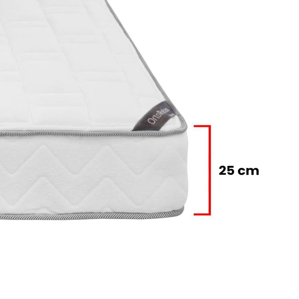 Combo Colchón Iris + Set Almohadas H&M Semi Sencillo