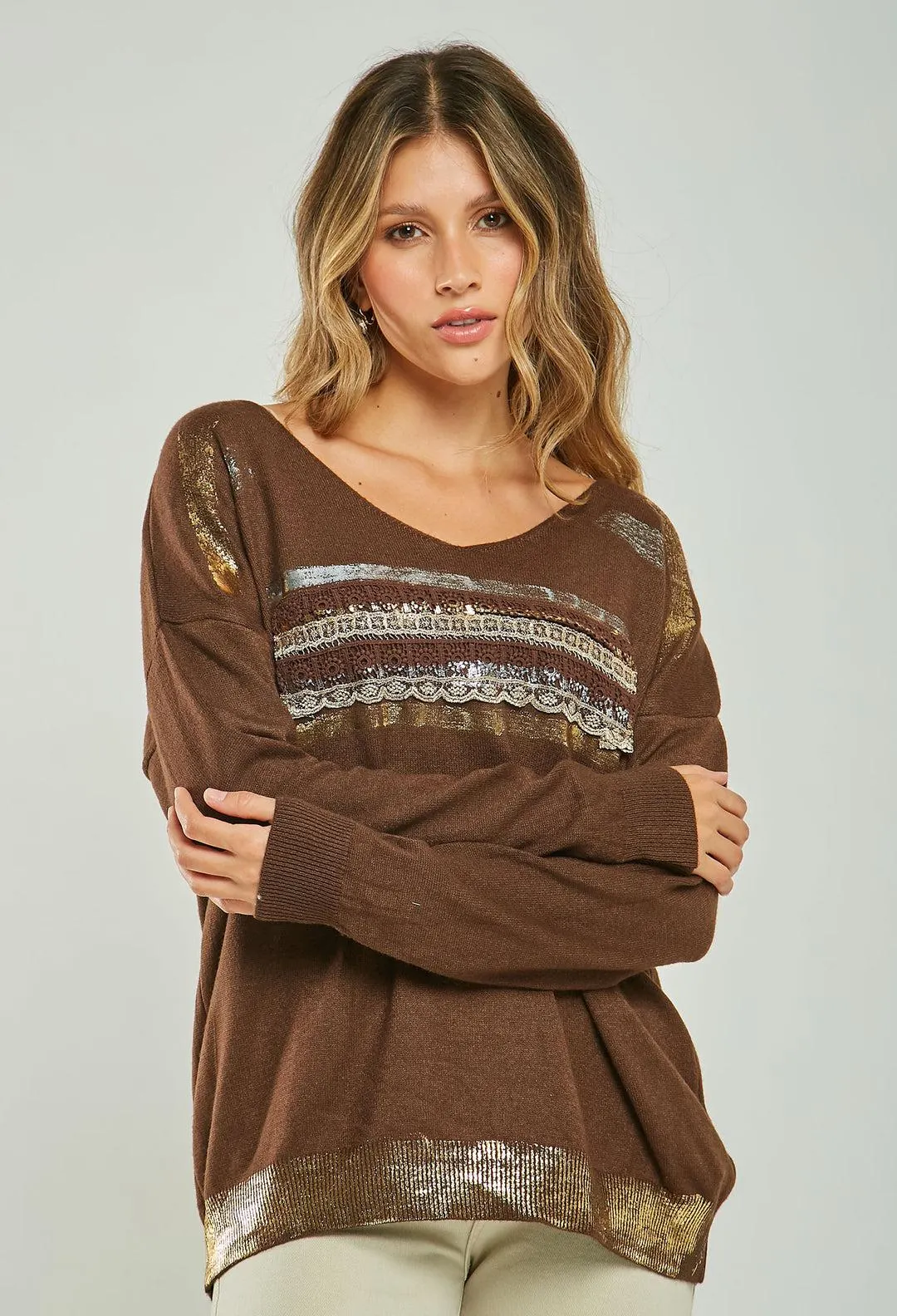 Buzo Lentejuelas Mujer - SALE