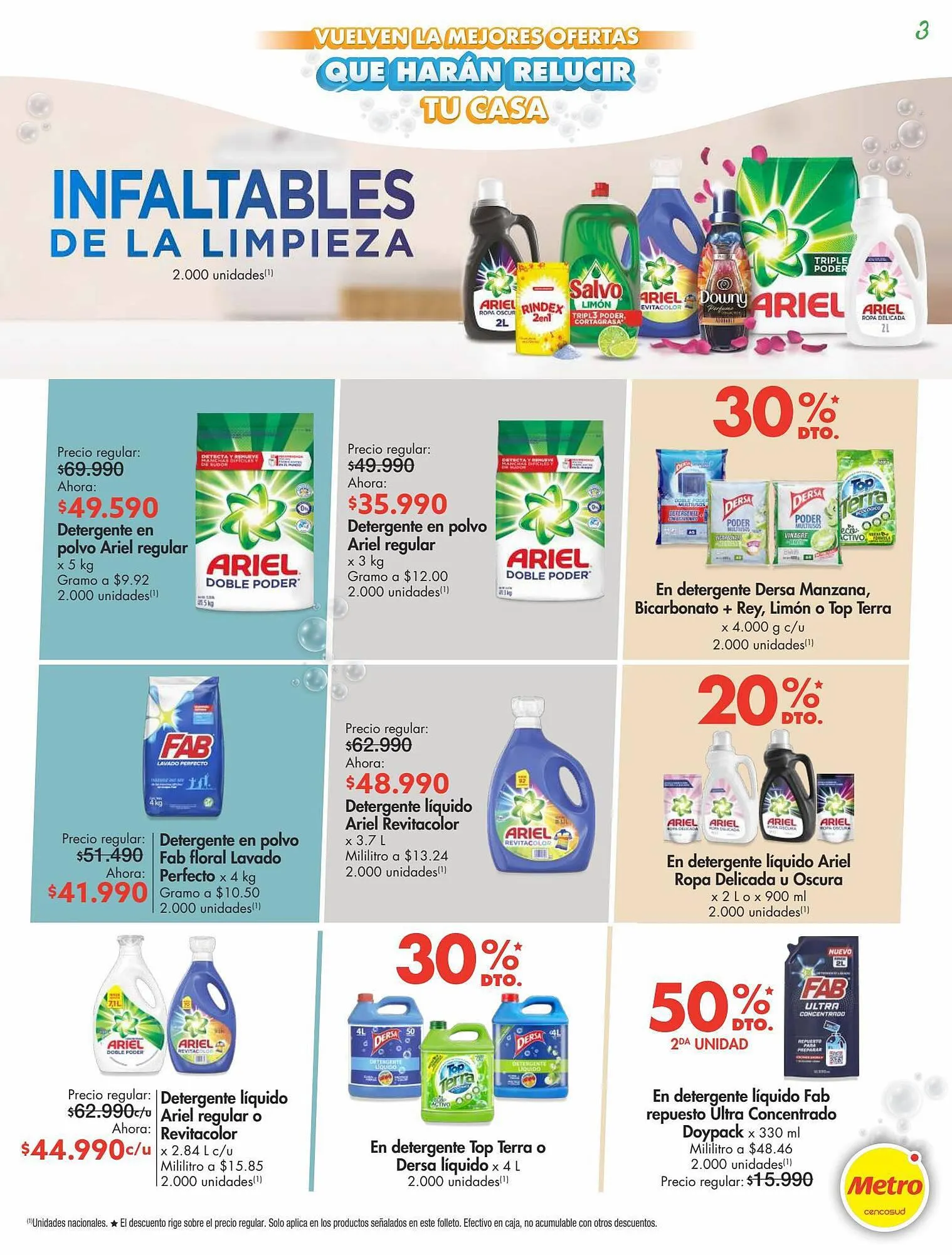 Catalogo de Catálogo Metro 17 de agosto al 3 de septiembre 2023 - Pag 3