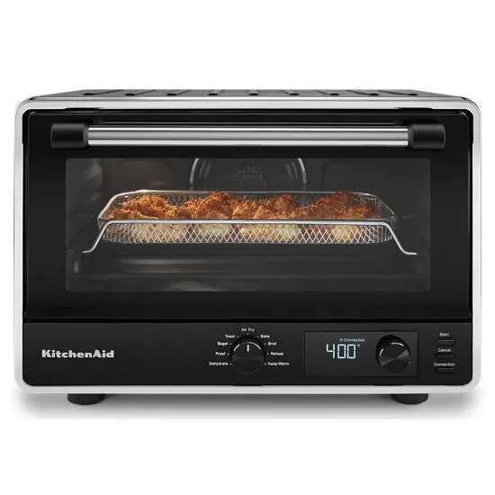 Horno de Mesa Eléctrico con Air Fry 21 L KitchenAid Black Matte