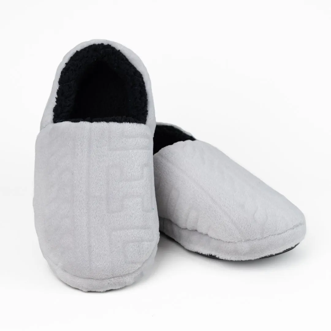 PANTUFLA MOCCA HOMBRE CH GRIS
