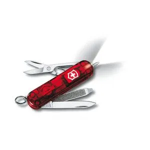NAVAJA VICTORINOX SIGNATURE LITE, ROJO TRANSPARENTE 0.6226.T