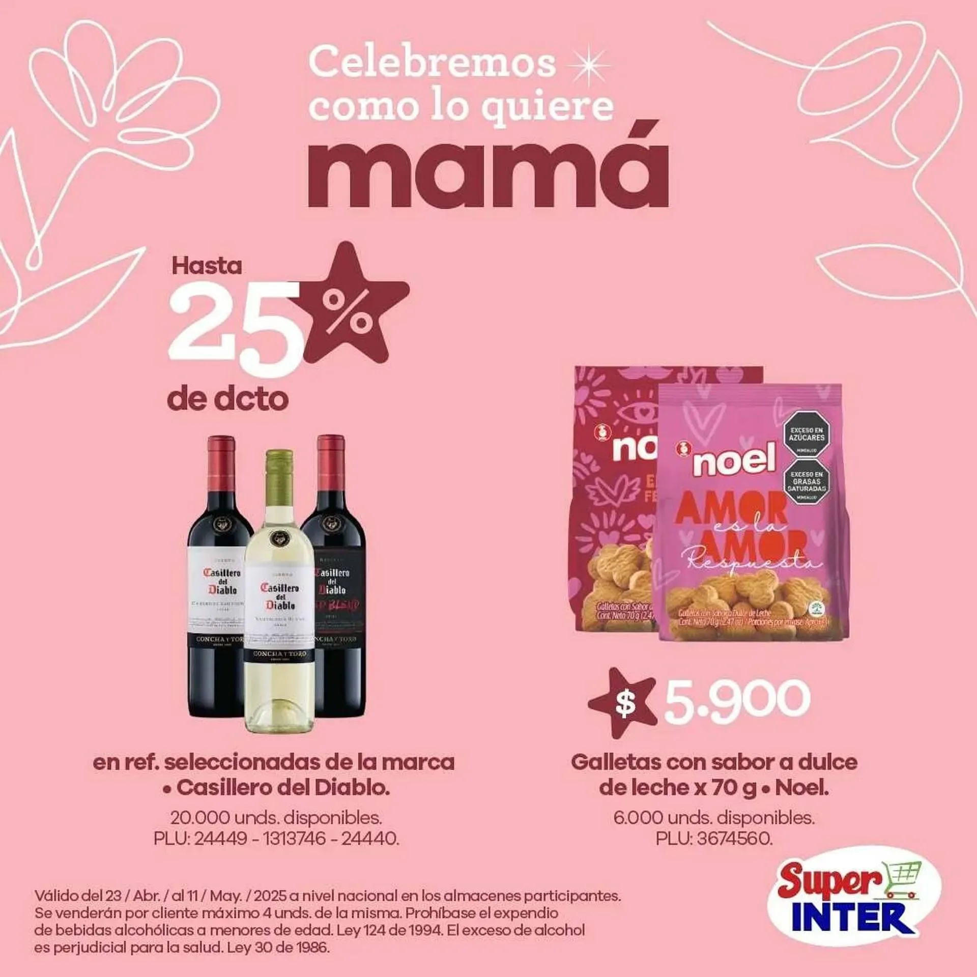 Catalogo de Catálogo Super Inter 9 de mayo al 12 de mayo 2025 - Pag 1