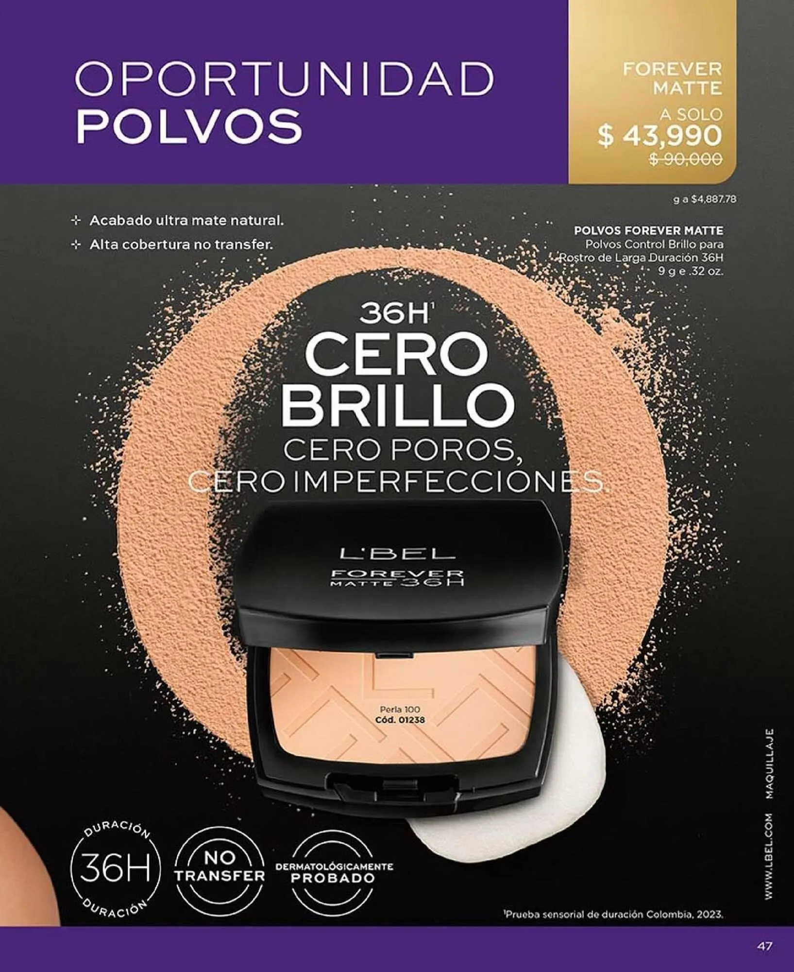 Catalogo de Catálogo L'bel 25 de marzo al 30 de abril 2025 - Pag 47