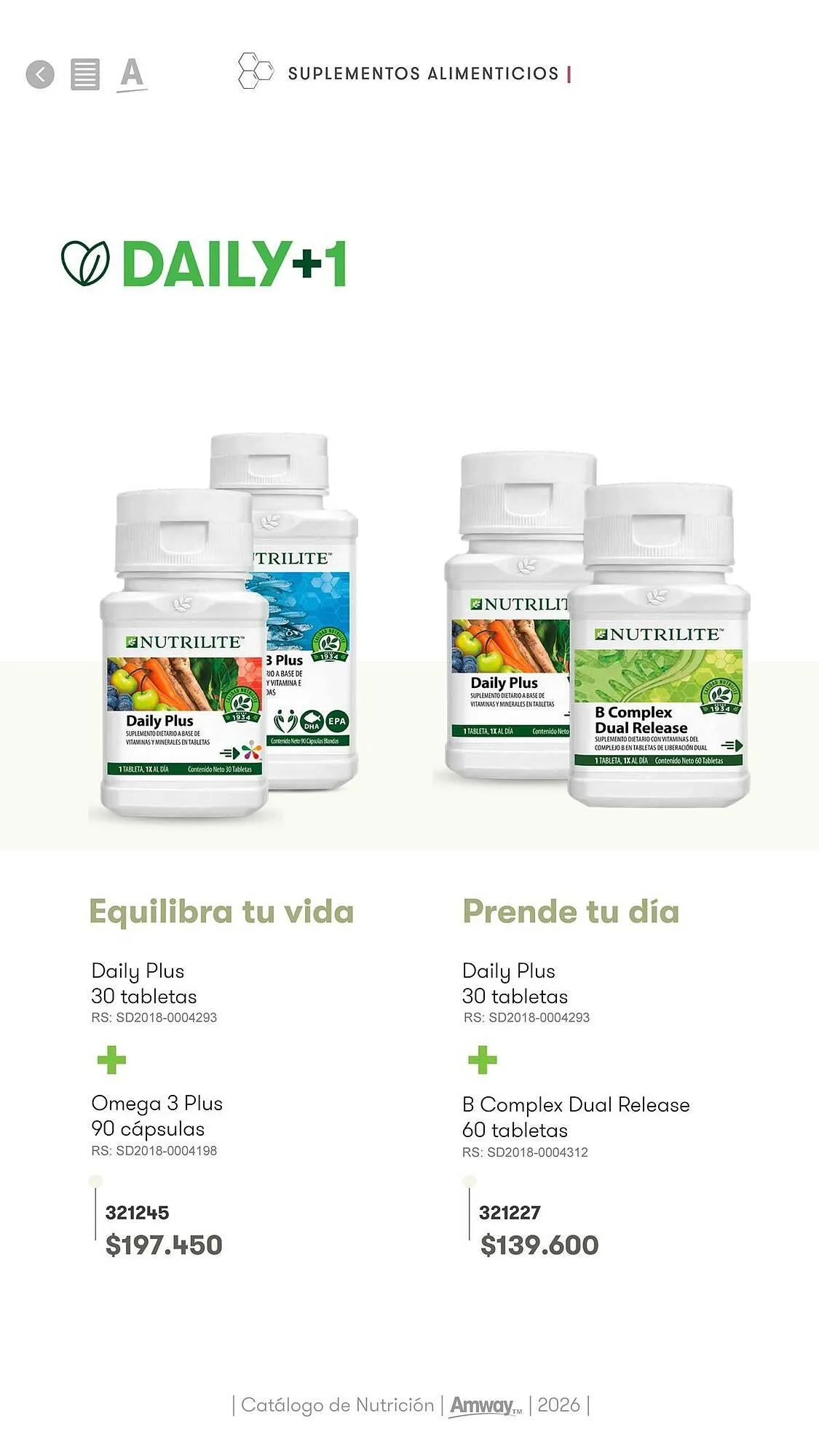 Catalogo de Catálogo Amway 26 de marzo al 31 de diciembre 2026 - Pag 9
