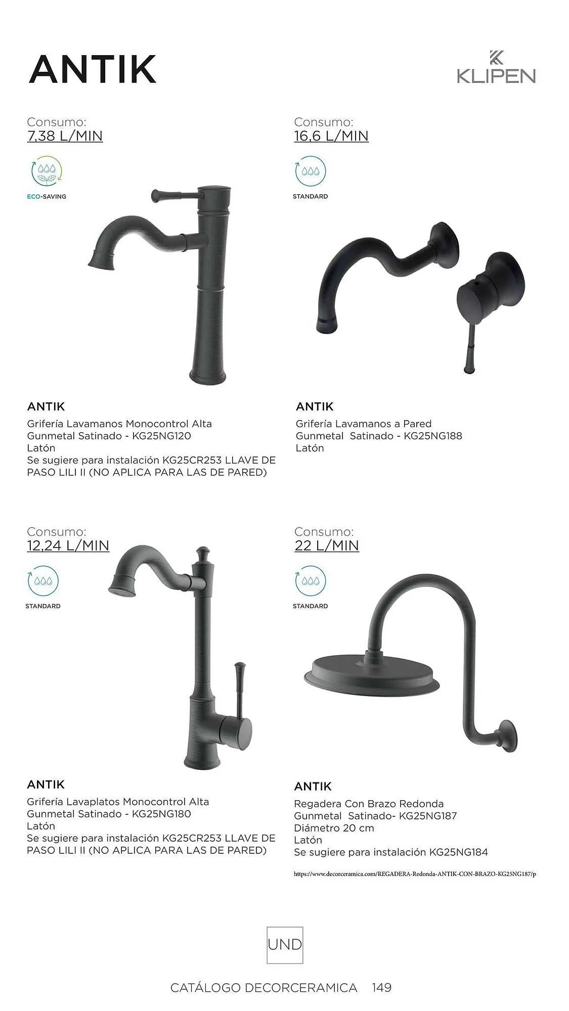 Catalogo de Catálogo Decorceramica 6 de noviembre al 6 de mayo 2025 - Pag 149