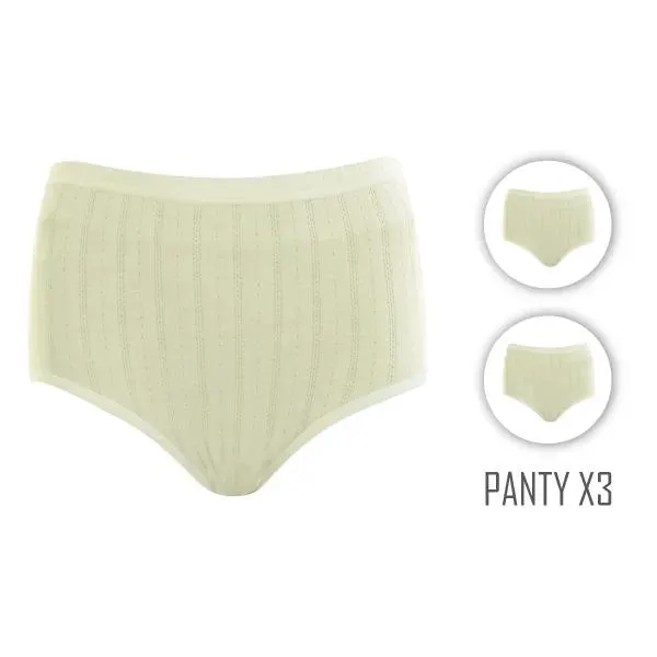 Combo X3 Panty Clásico Niña Diana