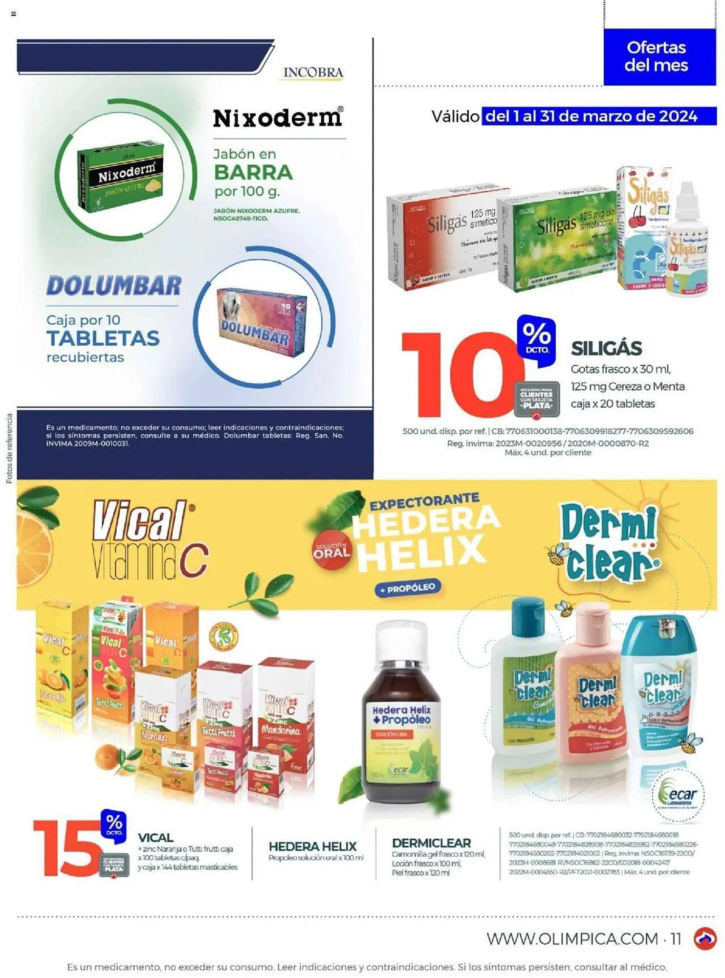 Catalogo de Catálogo Olímpica 1 de marzo al 31 de marzo 2024 - Pag 11