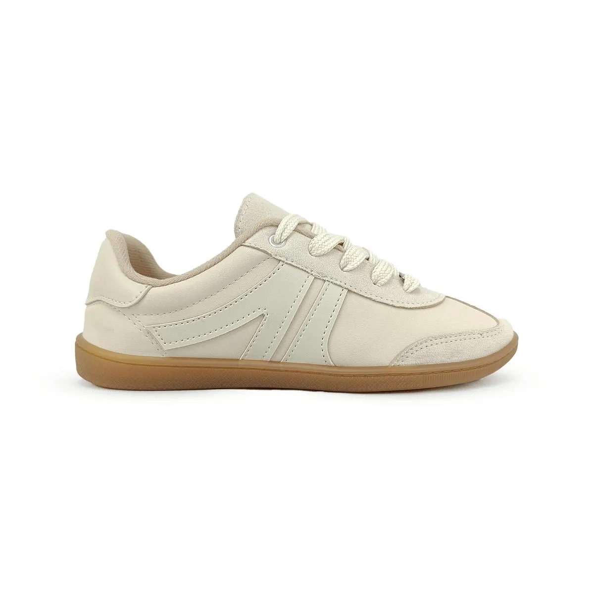 TENIS CASUAL BEIGE MOLECA MUJER
