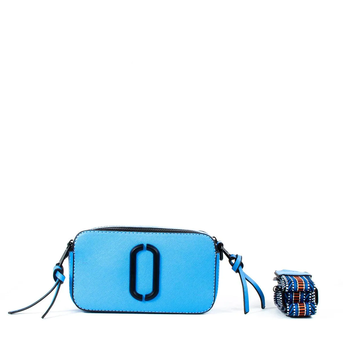 Bolso tipo bandolera color azul