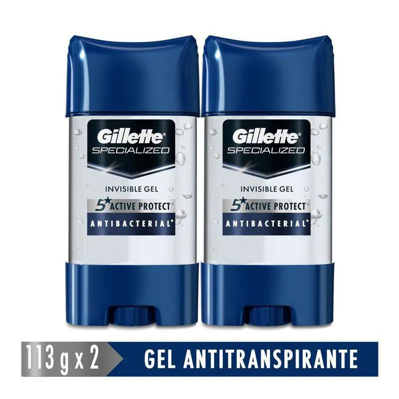 Desodorante Clear Gel Duopack GILLETTE 226 gr