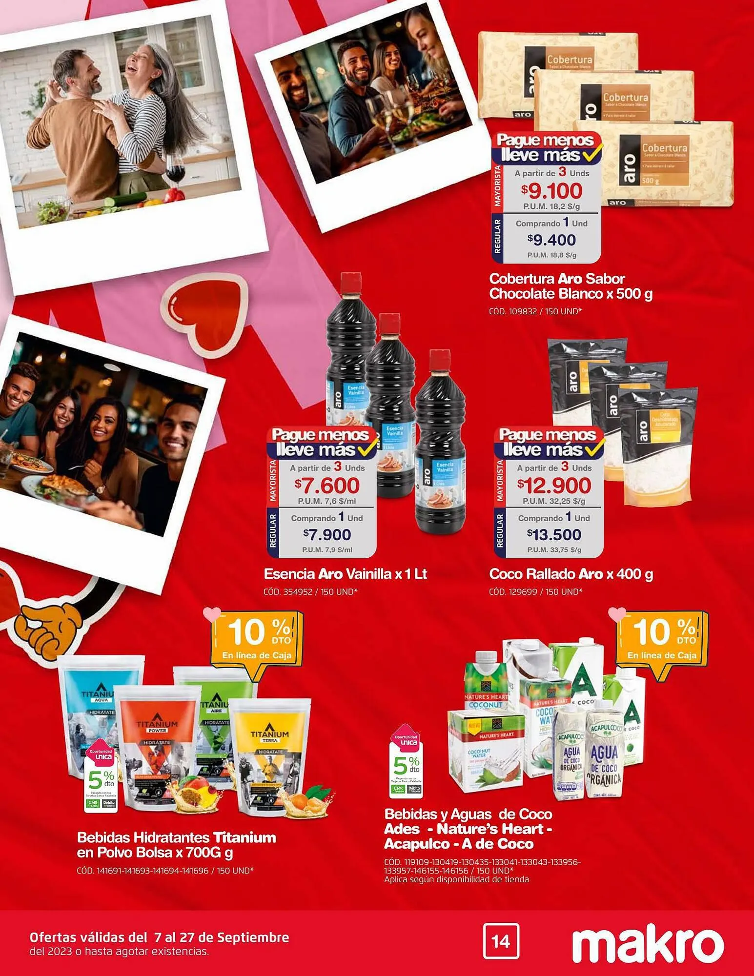 Catalogo de Catálogo Makro 7 de septiembre al 27 de septiembre 2023 - Pag 14