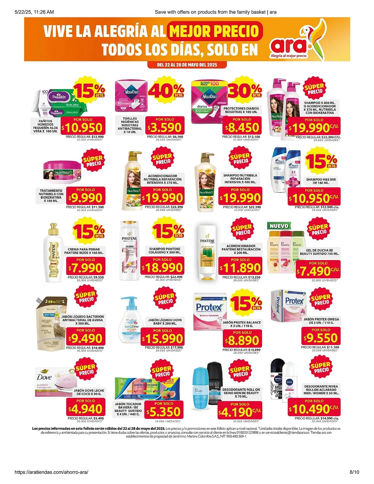 Catalogo de Catálogo Ara 22 de mayo al 29 de mayo 2025 - Pag 8