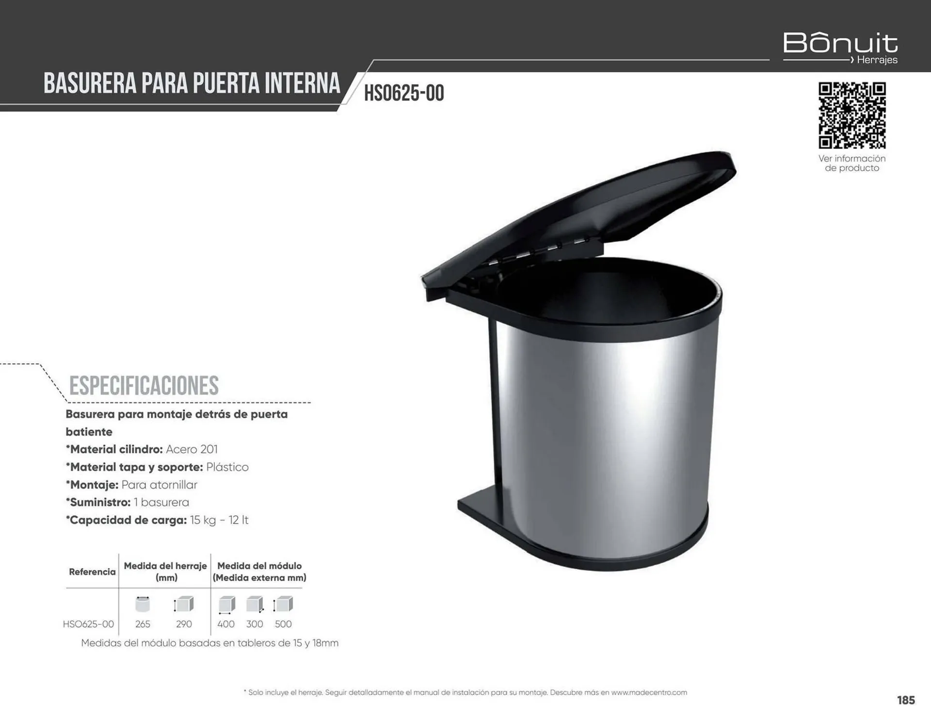 Catalogo de Catálogo Madecentro 8 de abril al 30 de abril 2025 - Pag 183