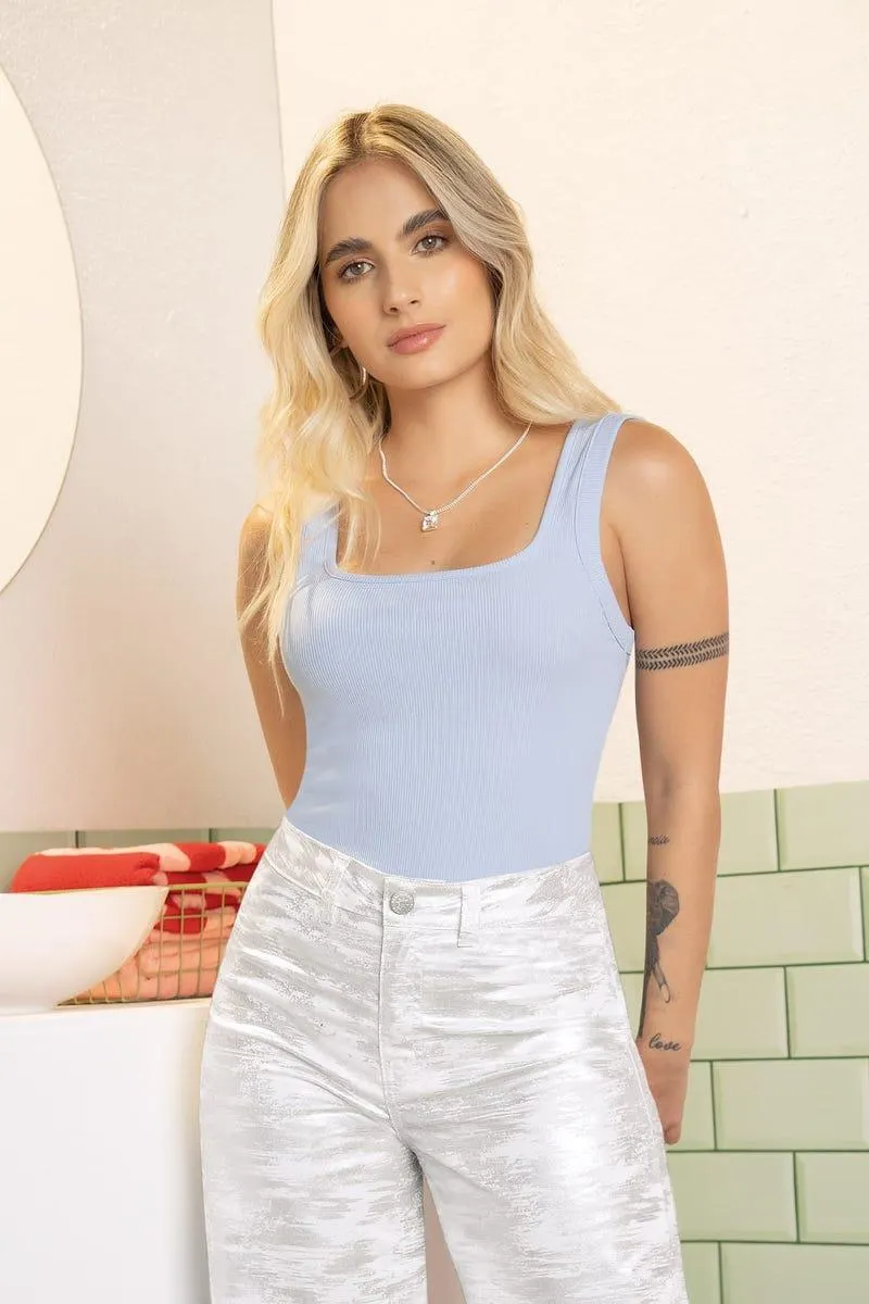 CAMISETA MANGA SISA Azul