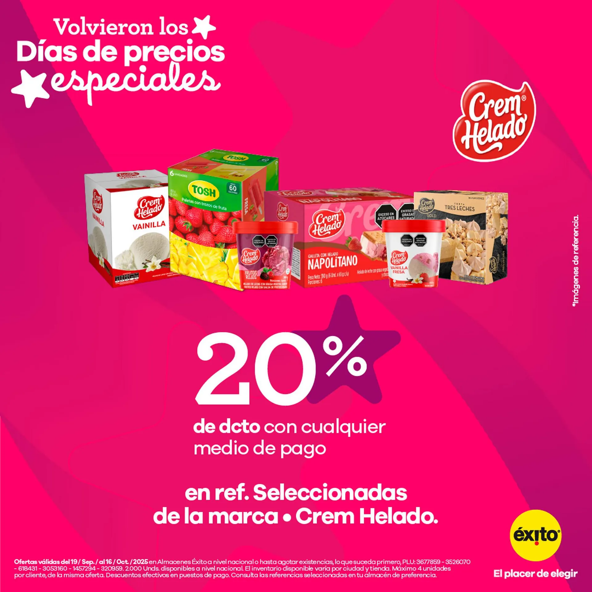 Catalogo de Catálogo Éxito 19 de septiembre al 16 de octubre 2025 - Pag 1