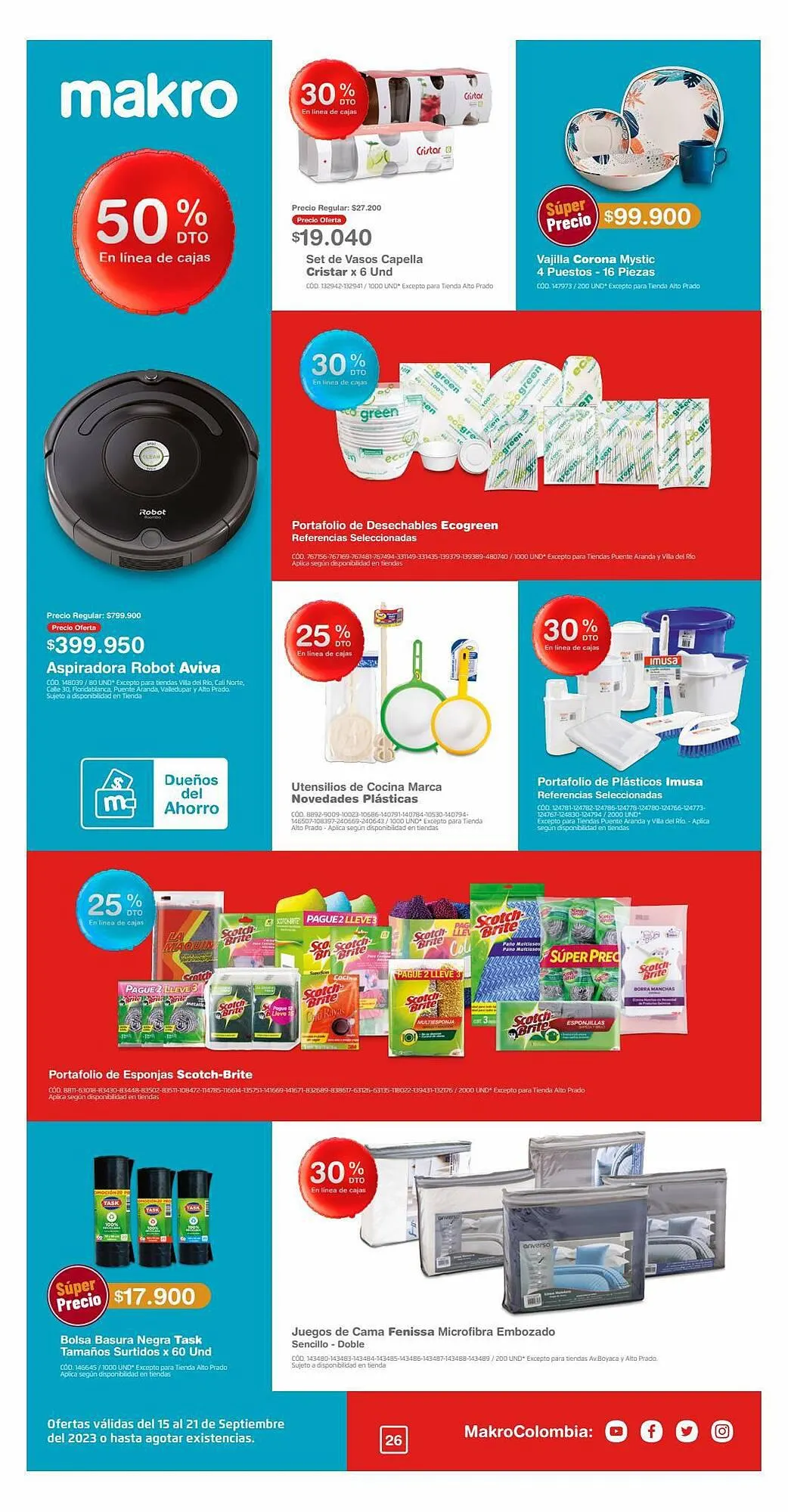 Catalogo de Catálogo Makro 15 de septiembre al 21 de septiembre 2023 - Pag 26