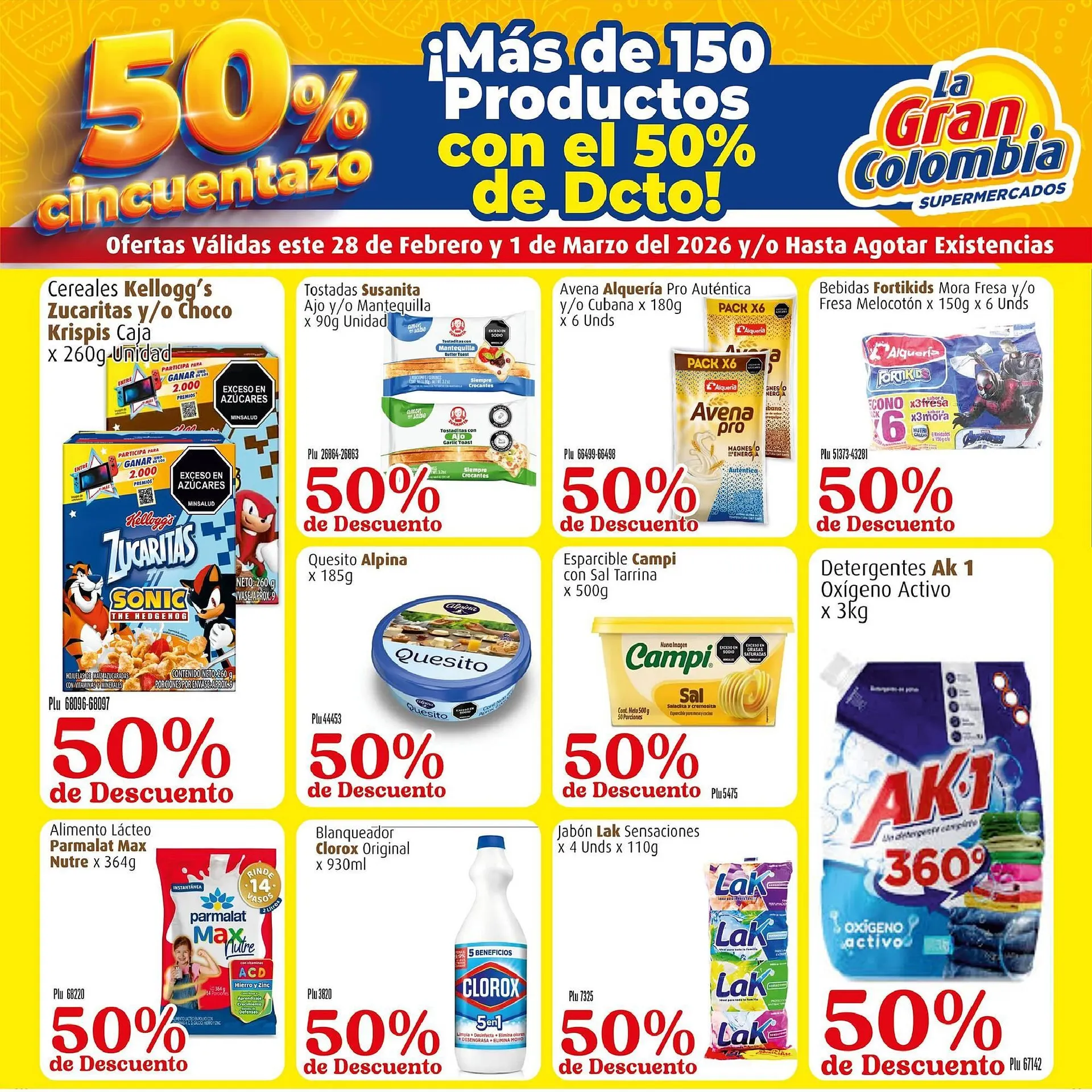 Catalogo de Catálogo La Gran Colombia 27 de febrero al 1 de marzo 2026 - Pag 1