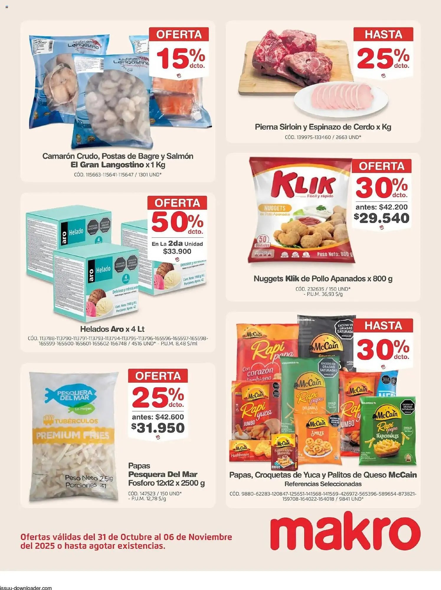 Catalogo de Catálogo Makro 31 de octubre al 6 de noviembre 2025 - Pag 4
