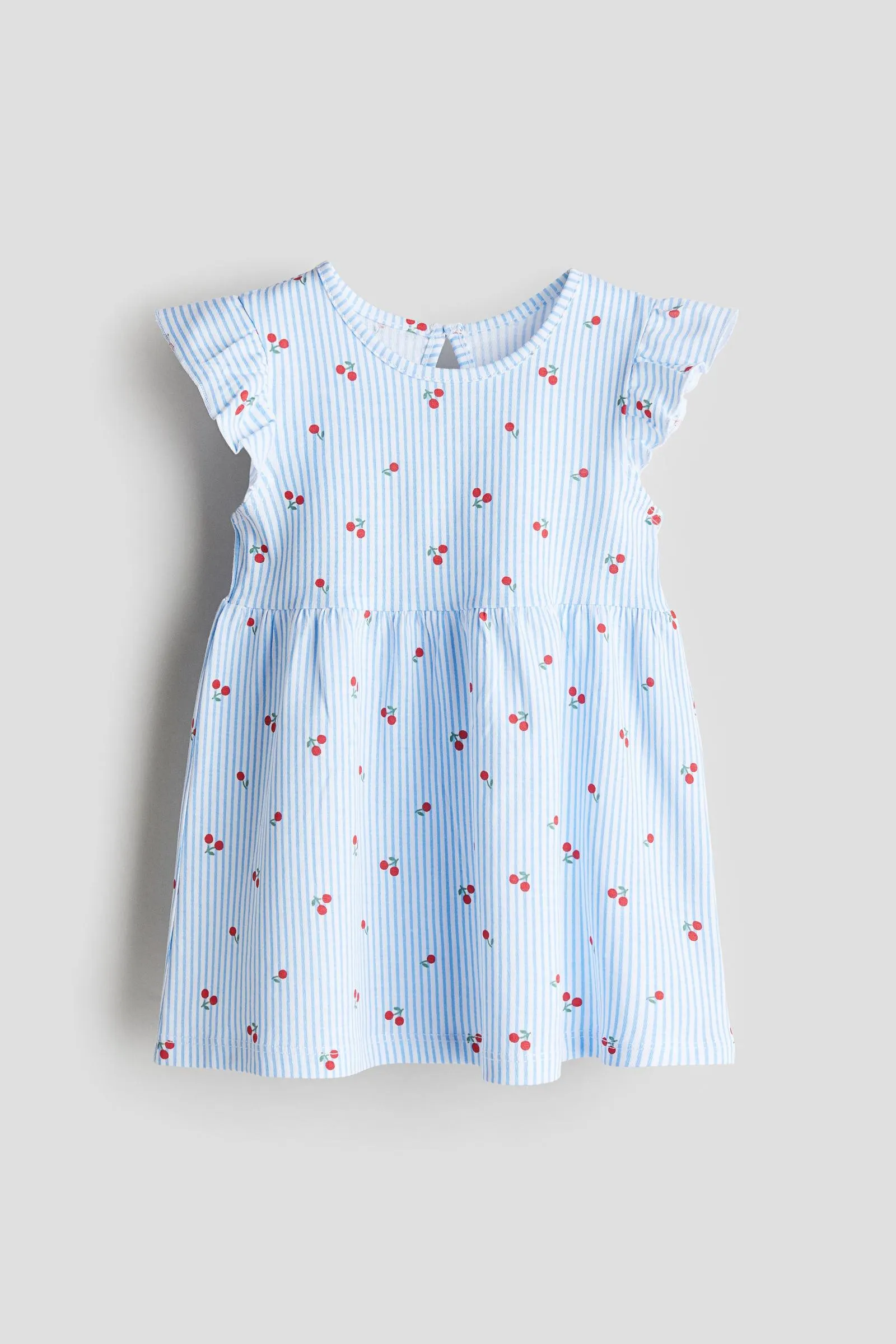 Vestido estampado de algodón