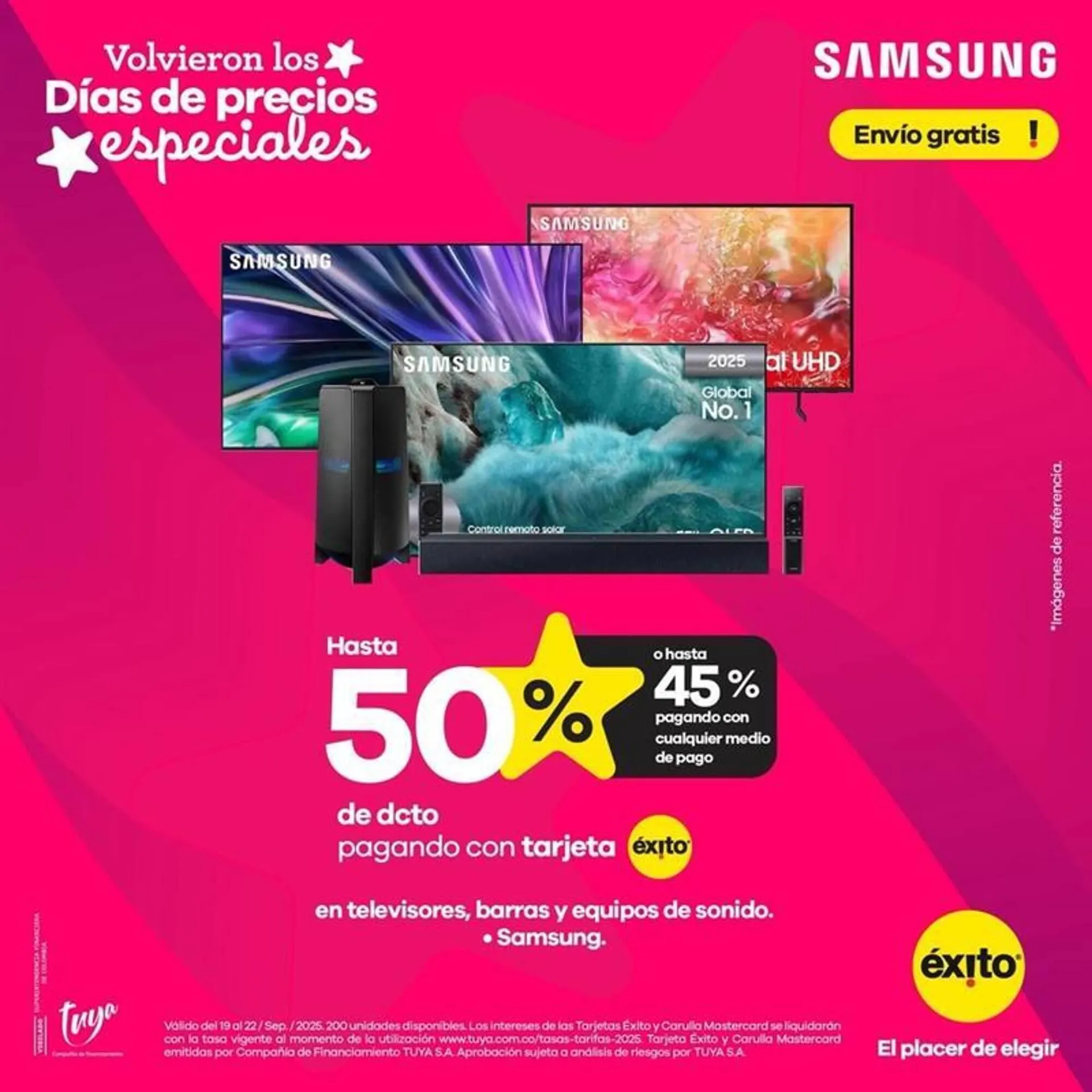 Catalogo de Catálogo Éxito 21 de septiembre al 27 de septiembre 2025 - Pag 1