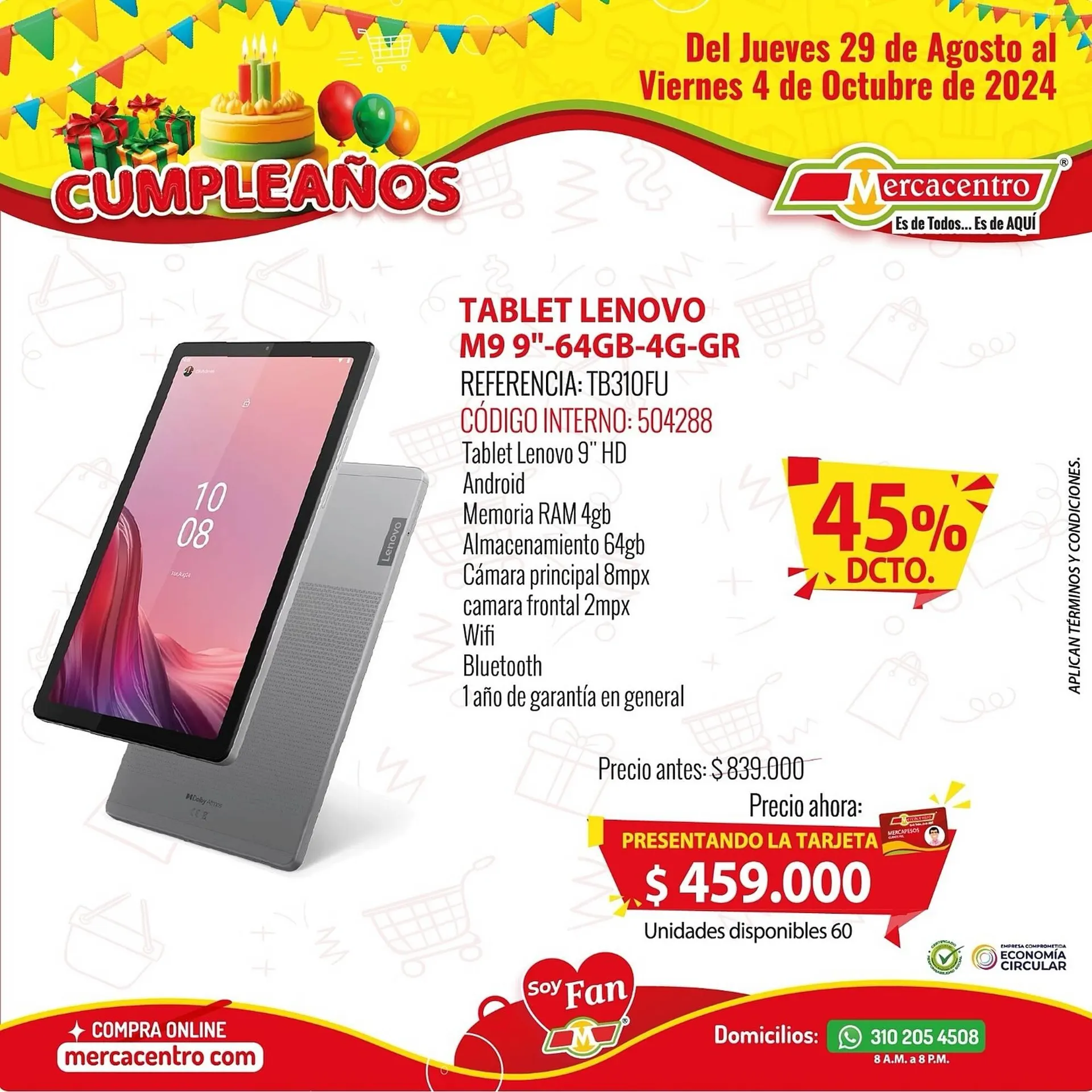 Catalogo de Catálogo MercaCentro 9 de septiembre al 4 de octubre 2024 - Pag 1