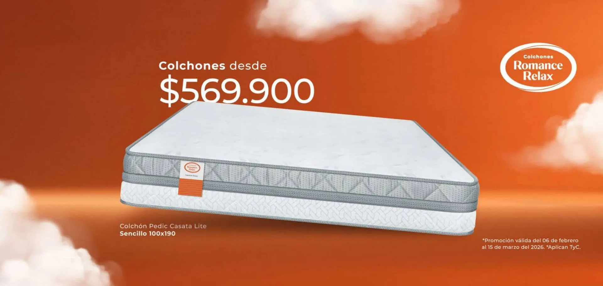Catalogo de Catálogo Colchones Romance Relax 16 de febrero al 15 de marzo 2026 - Pag 4