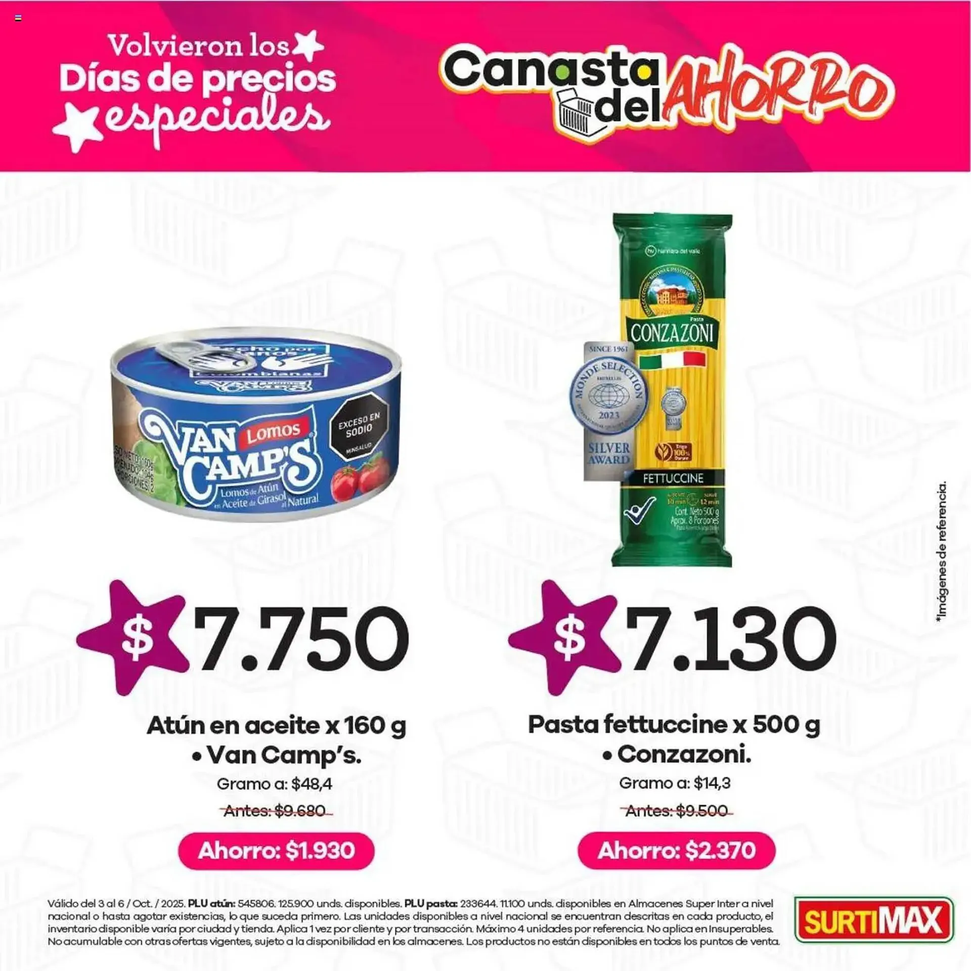 Catalogo de Catálogo Surtimax 3 de octubre al 7 de octubre 2025 - Pag 2