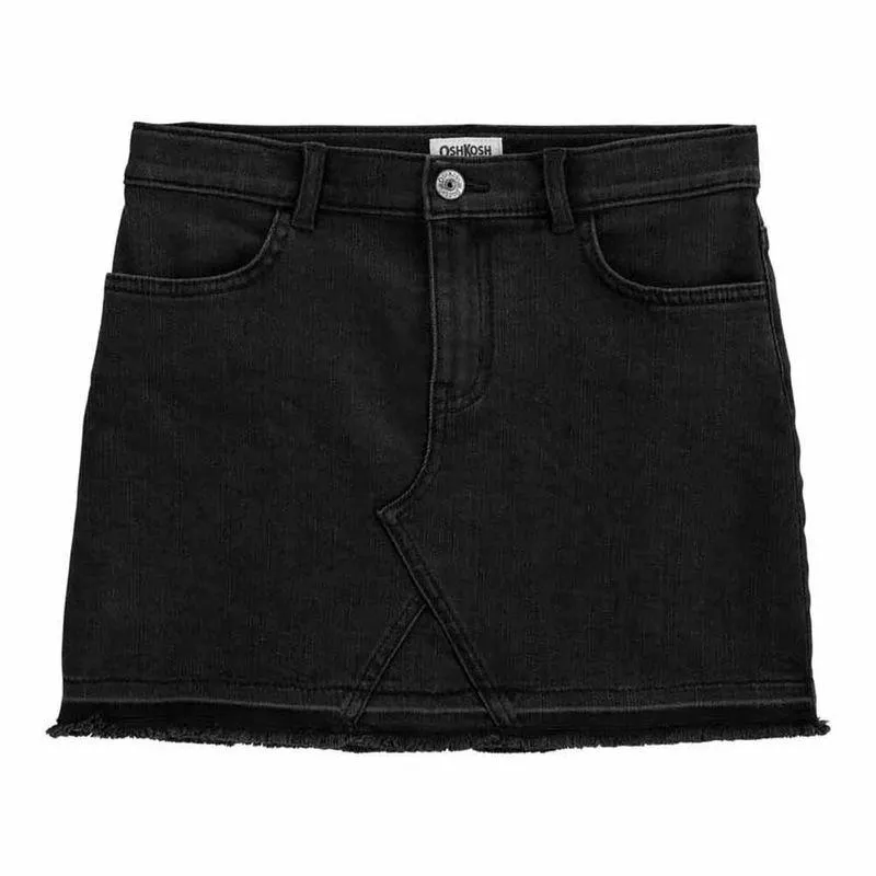 Falda Jean Negro Niña Talla 14