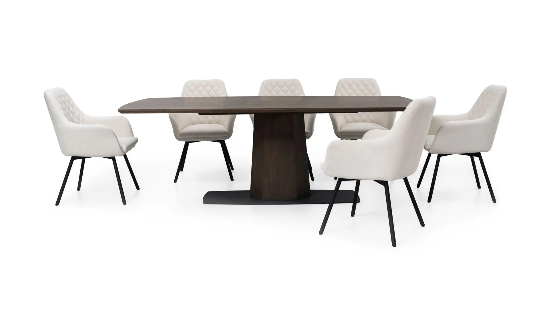 Mesa comedor Napoles + 8 Sillas Odense