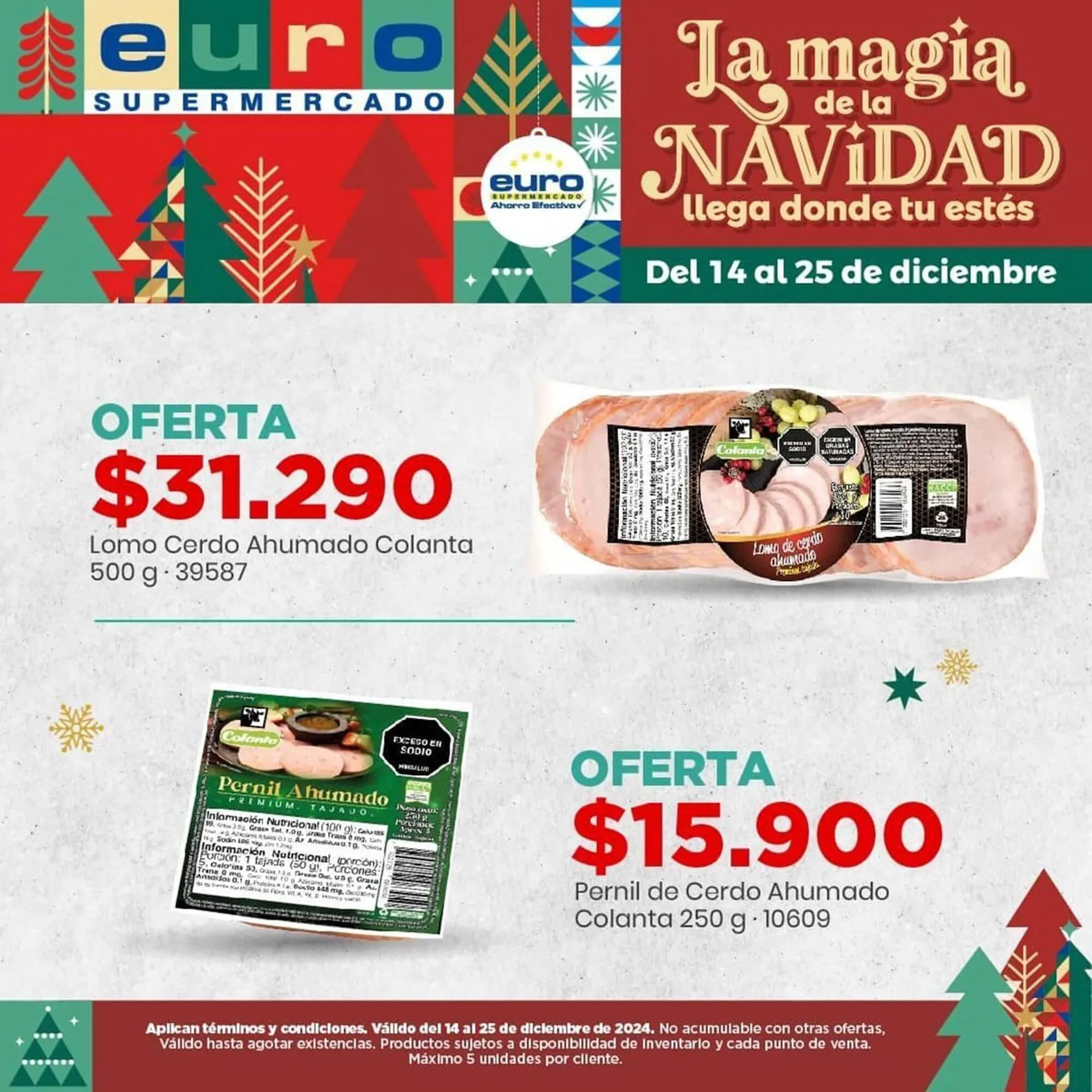 Catalogo de Catálogo Euro Supermercados 22 de diciembre al 5 de enero 2025 - Pag 3