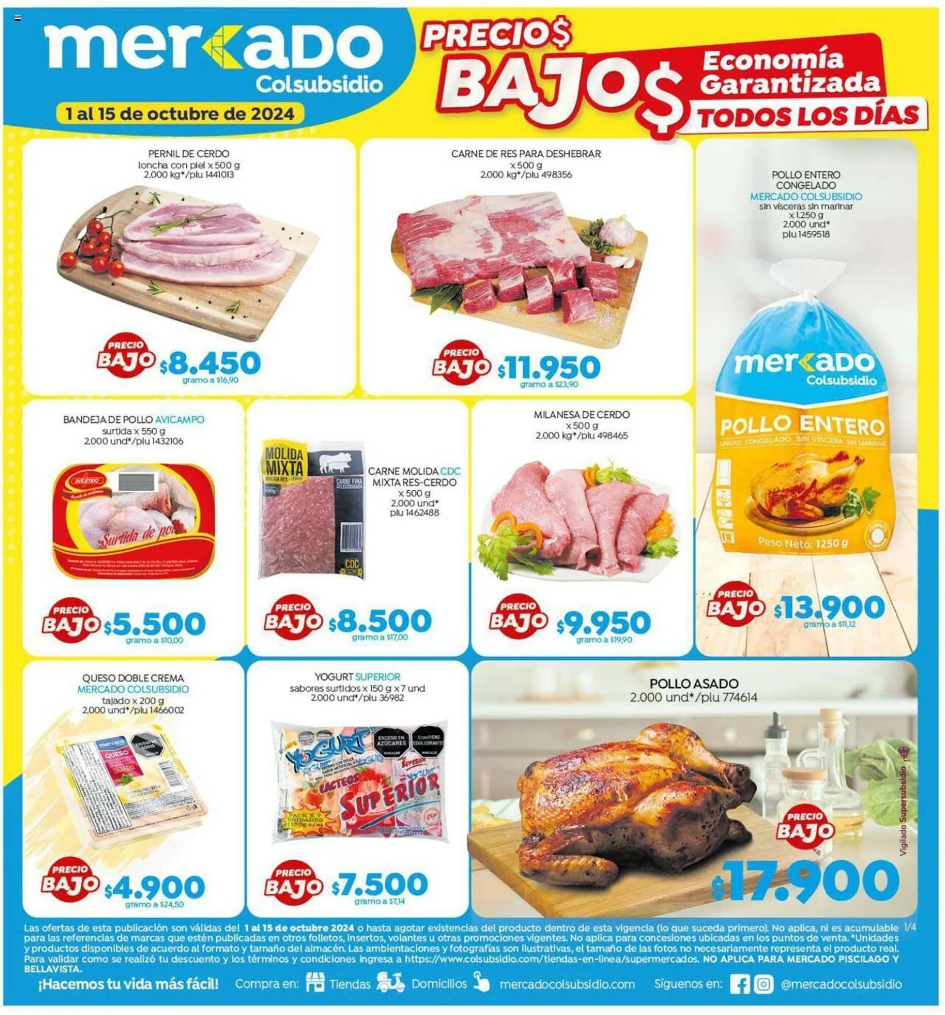 Catalogo de Catálogo Colsubsidio 1 de octubre al 15 de octubre 2024 - Pag 1