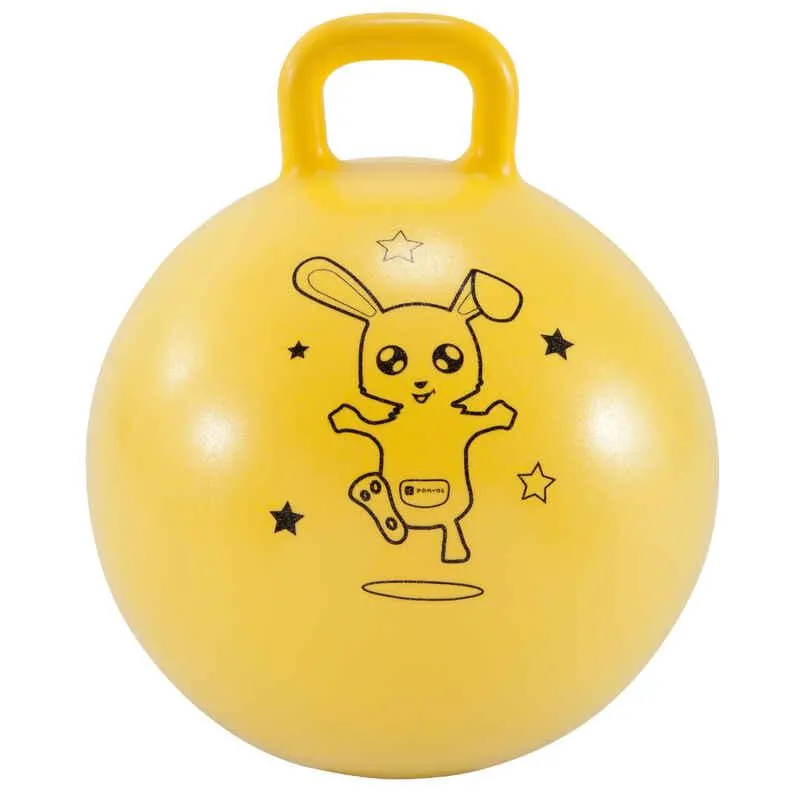Balón Saltador Gimnasia Infantil Resist Amarillo 45 cm