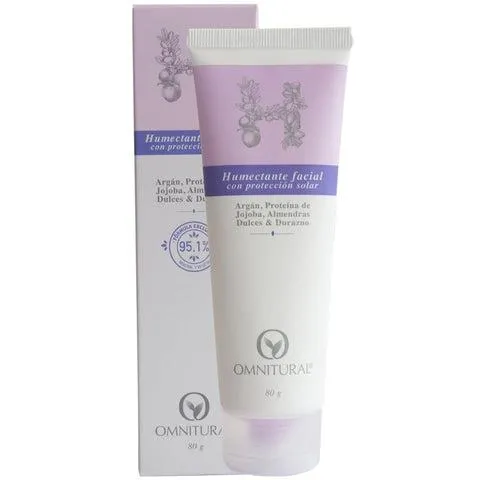 Humectante facial con protección solar x 80 gr