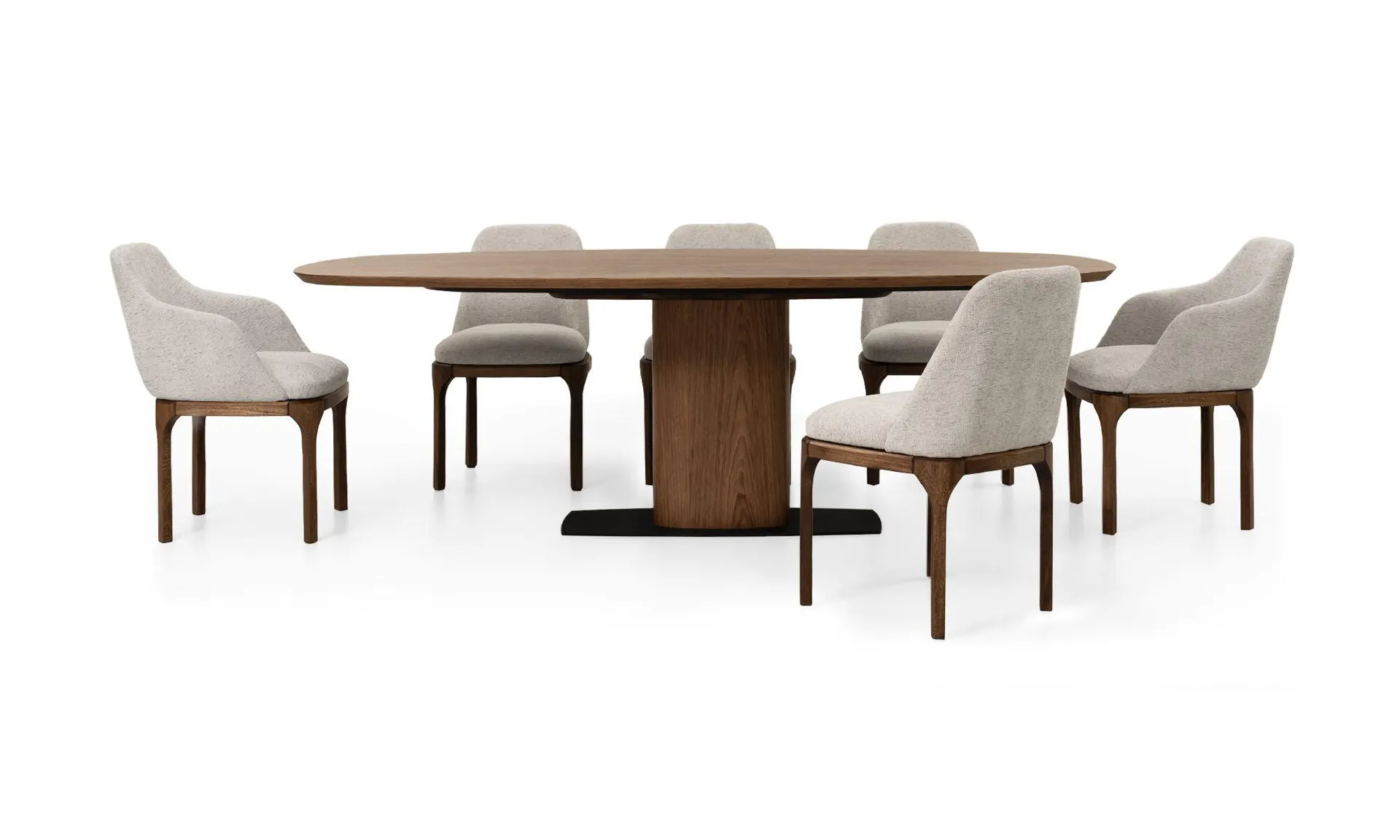 Mesa Comedor Niza +8 Sillas Lisboa