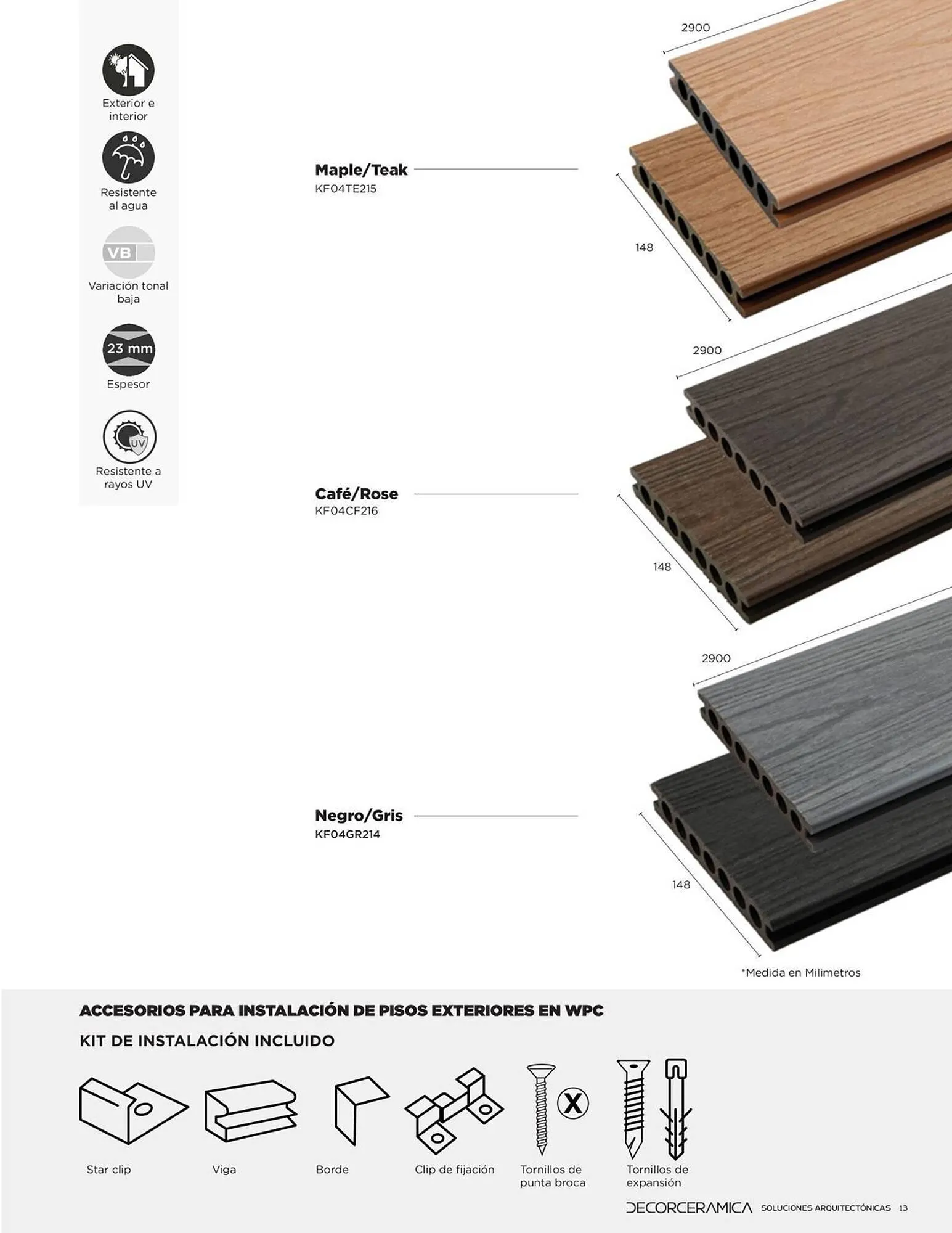 Catalogo de Catálogo Decorceramica 9 de diciembre al 31 de diciembre 2025 - Pag 13